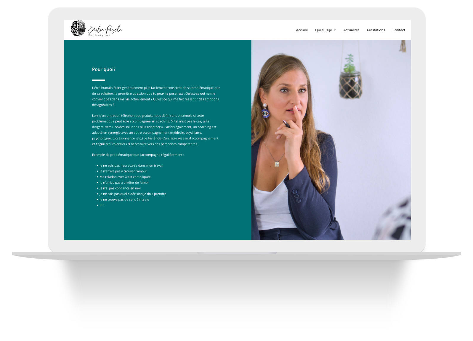 Emilie Pasche — page de présentation