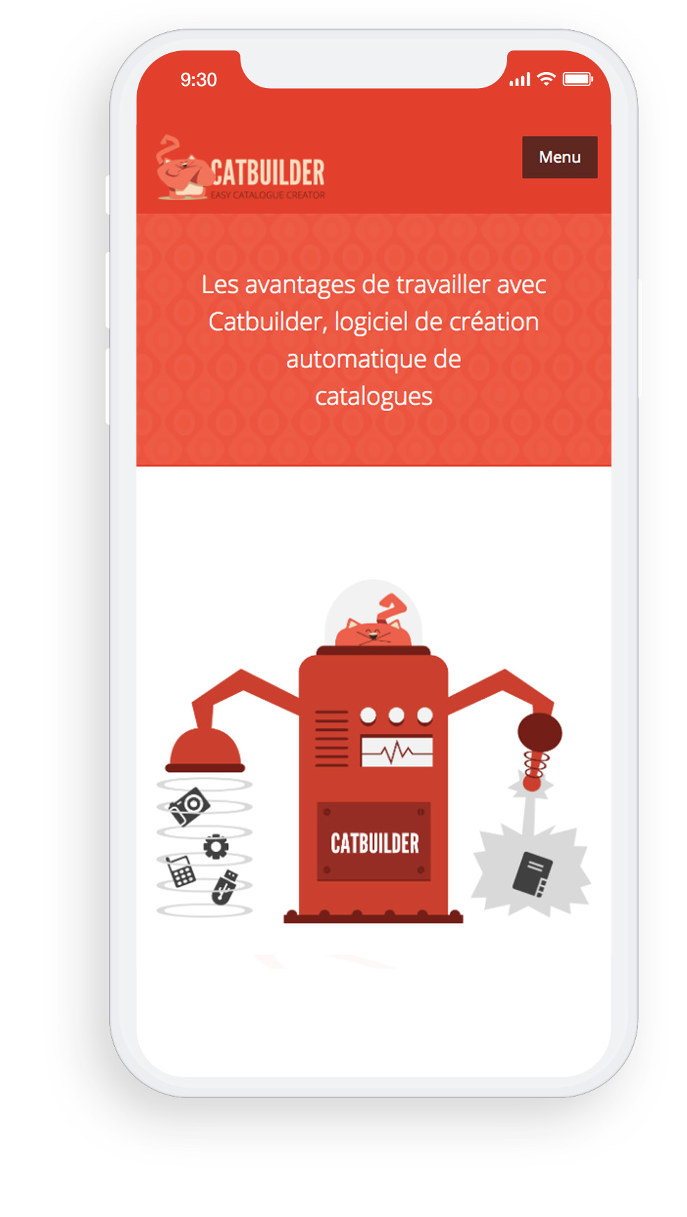 Catbuilder — avantages sur mobile