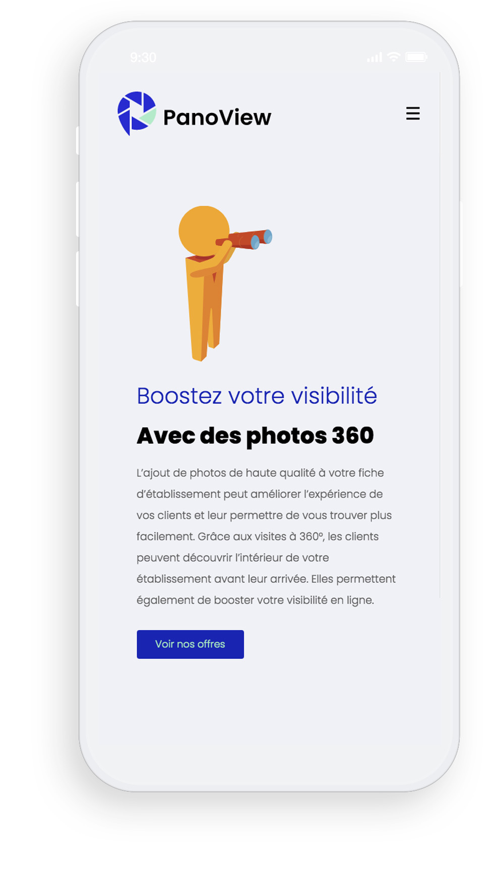 Panoview — photos 360° sur mobile